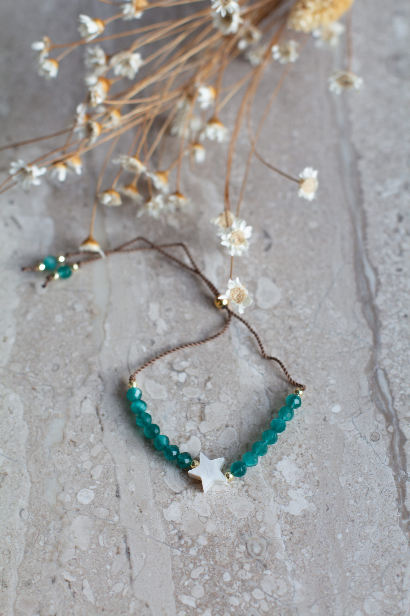 Bransoletka z gwiazdką i kocim okiem -okazja-