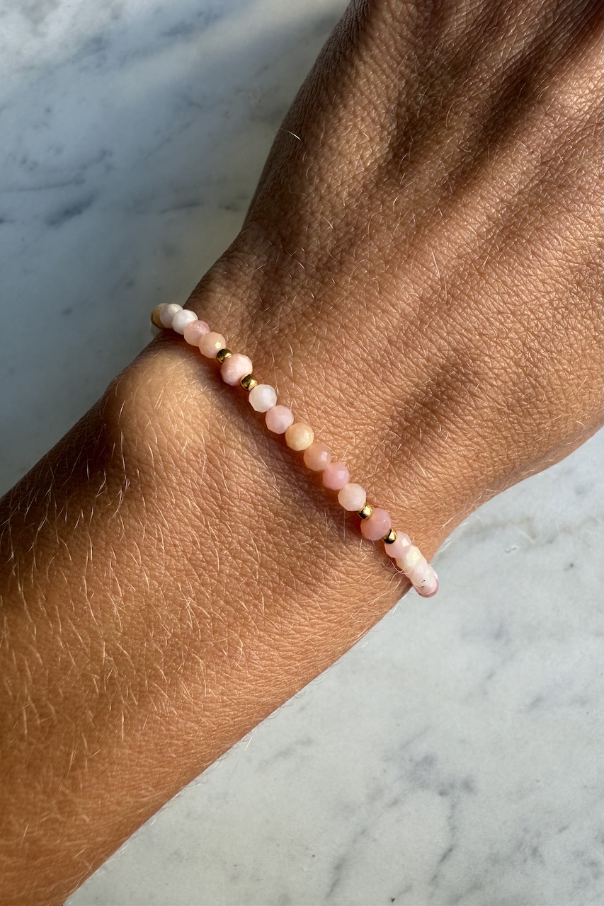 Bransoletka z opalem w dwóch kształtach -okazja-